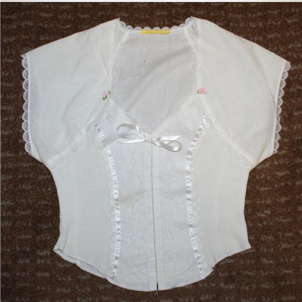 🎀 Dainty Cottage Corset Top